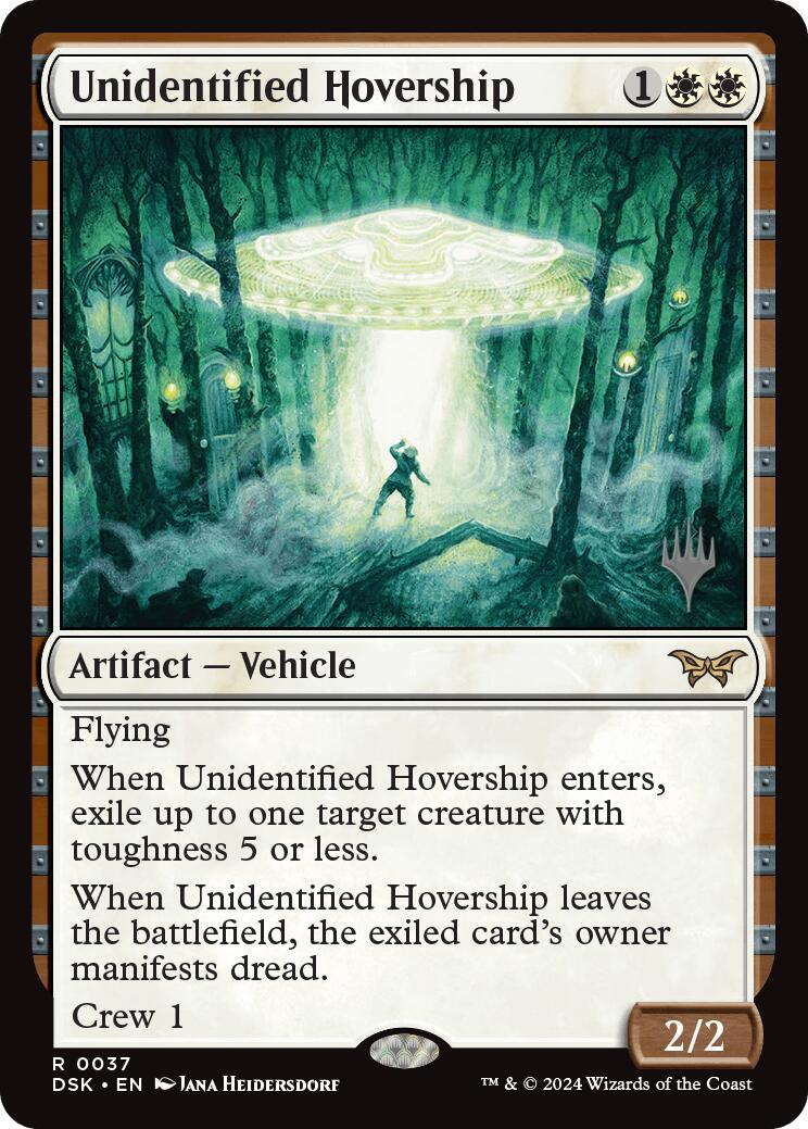Unidentified Hovership (Promo Pack) [Duskmourn: House of Horror Promos] | Gear Gaming Fayetteville