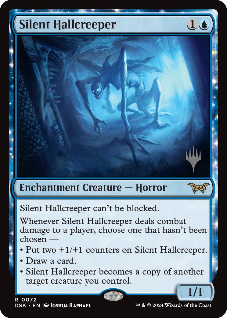 Silent Hallcreeper (Promo Pack) [Duskmourn: House of Horror Promos] | Gear Gaming Fayetteville
