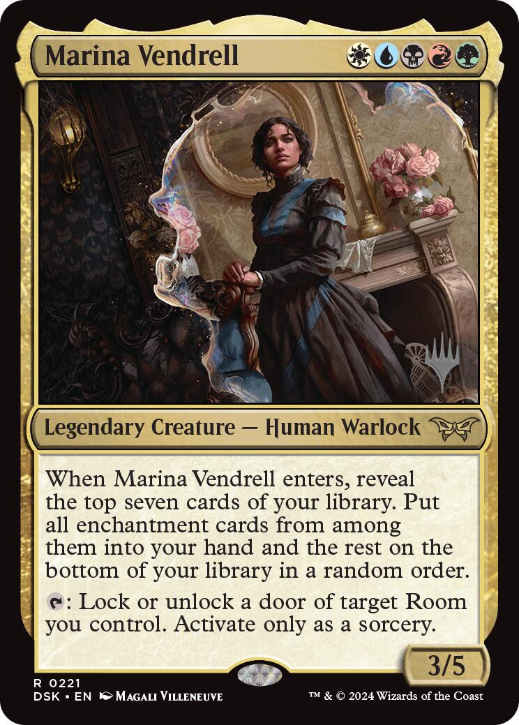 Marina Vendrell (Promo Pack) [Duskmourn: House of Horror Promos] | Gear Gaming Fayetteville