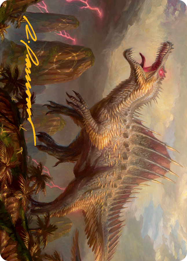 Etali, Primal Conqueror Art Card (Gold-Stamped Signature) [March of the Machine Art Series] | Gear Gaming Fayetteville