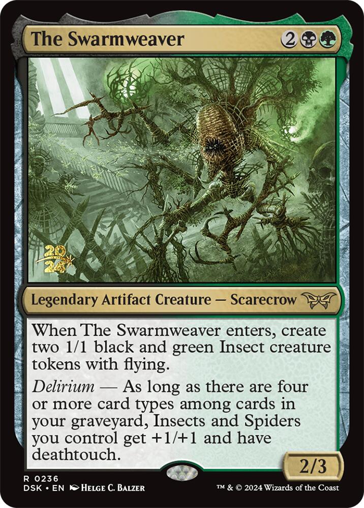 The Swarmweaver (0236) [Duskmourn: House of Horror Prerelease Promos] | Gear Gaming Fayetteville