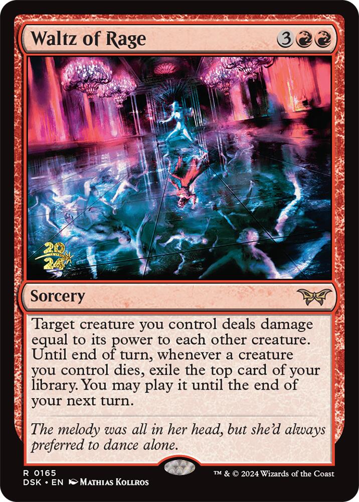 Waltz of Rage [Duskmourn: House of Horror Prerelease Promos] | Gear Gaming Fayetteville