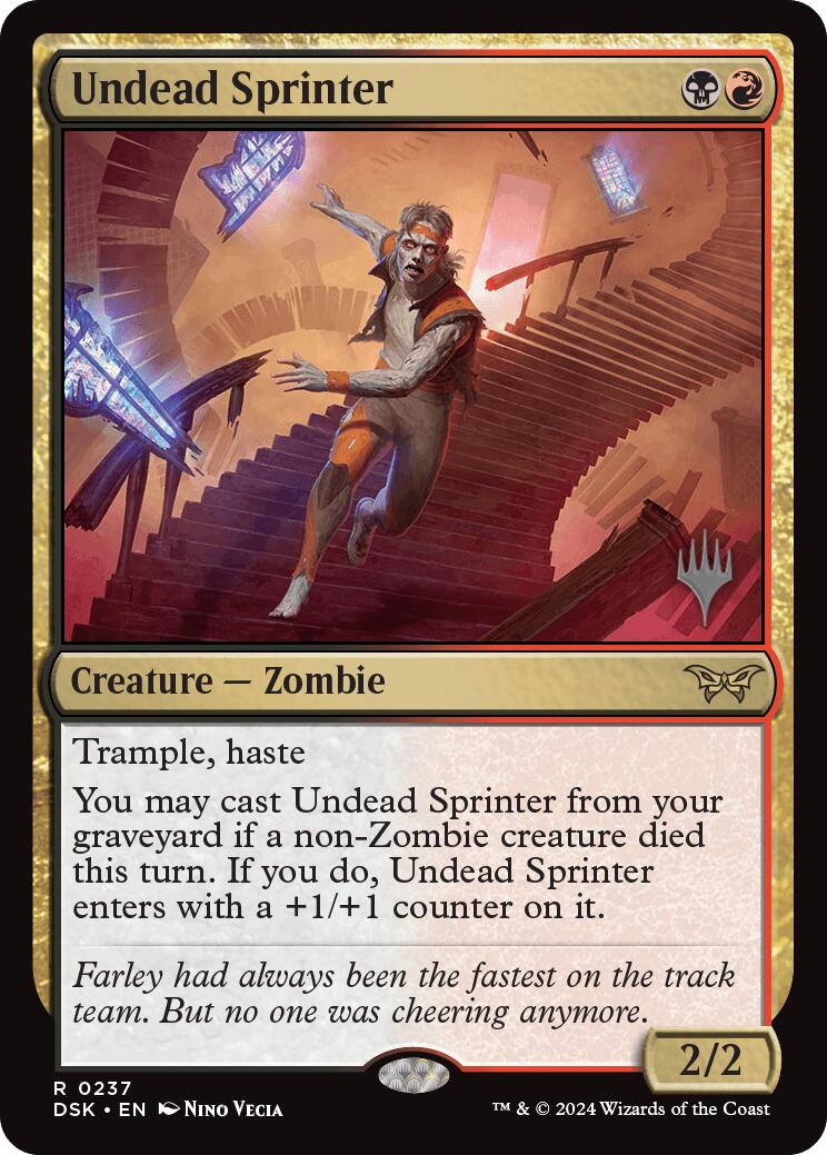 Undead Sprinter [Duskmourn: House of Horror Promos] | Gear Gaming Fayetteville