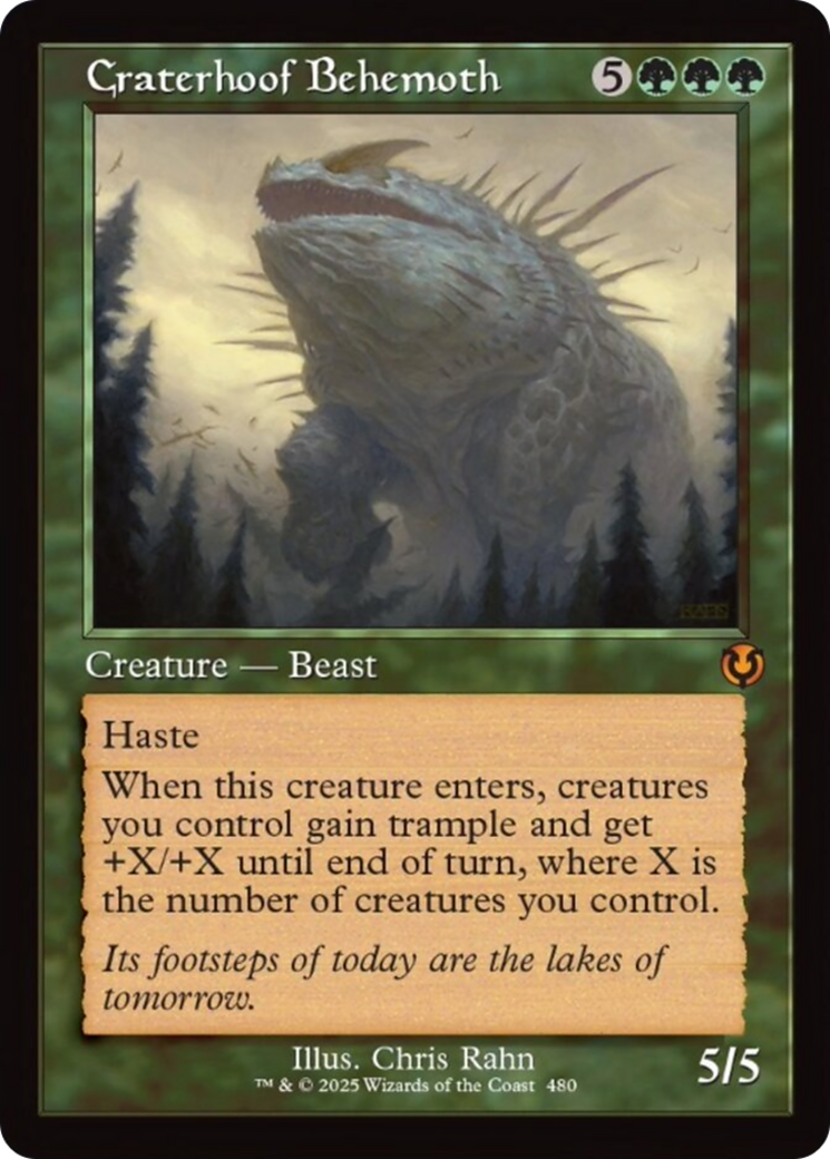 Craterhoof Behemoth (Retro Frame) [Innistrad Remastered] | Gear Gaming Fayetteville