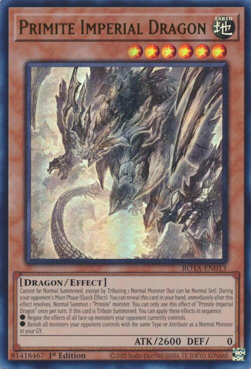 Primite Imperial Dragon [ROTA-EN013] Ultra Rare | Gear Gaming Fayetteville