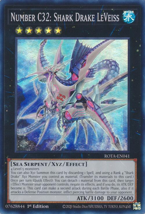 Number C32: Shark Drake LeVeiss [ROTA-EN041] Super Rare | Gear Gaming Fayetteville