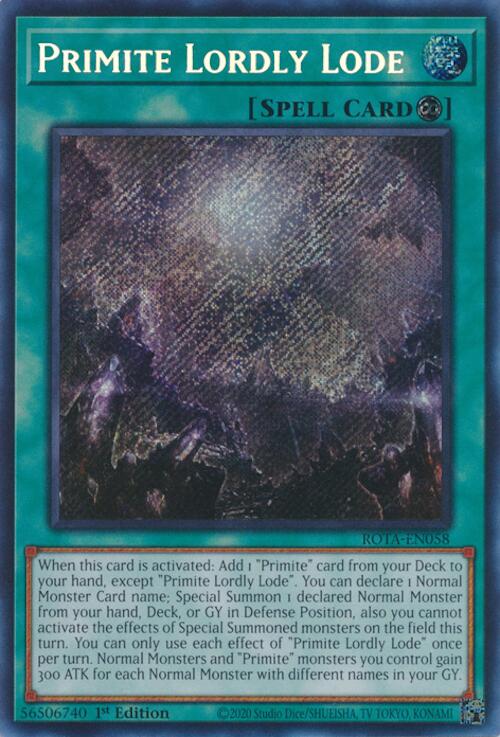 Primite Lordly Lode [ROTA-EN058] Secret Rare | Gear Gaming Fayetteville