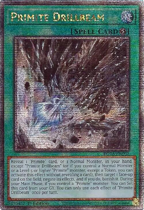 Primite Drillbeam (Quarter Century Secret Rare) [ROTA-EN060] Quarter Century Secret Rare | Gear Gaming Fayetteville