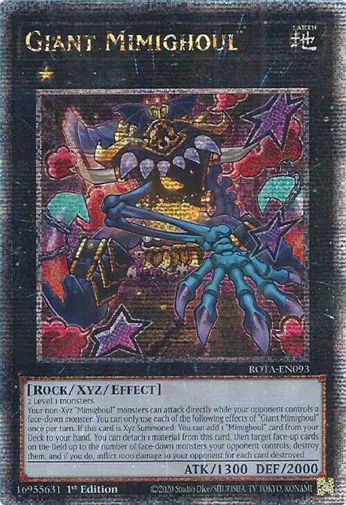 Giant Mimighoul (Quarter Century Secret Rare) [ROTA-EN093] Quarter Century Secret Rare | Gear Gaming Fayetteville