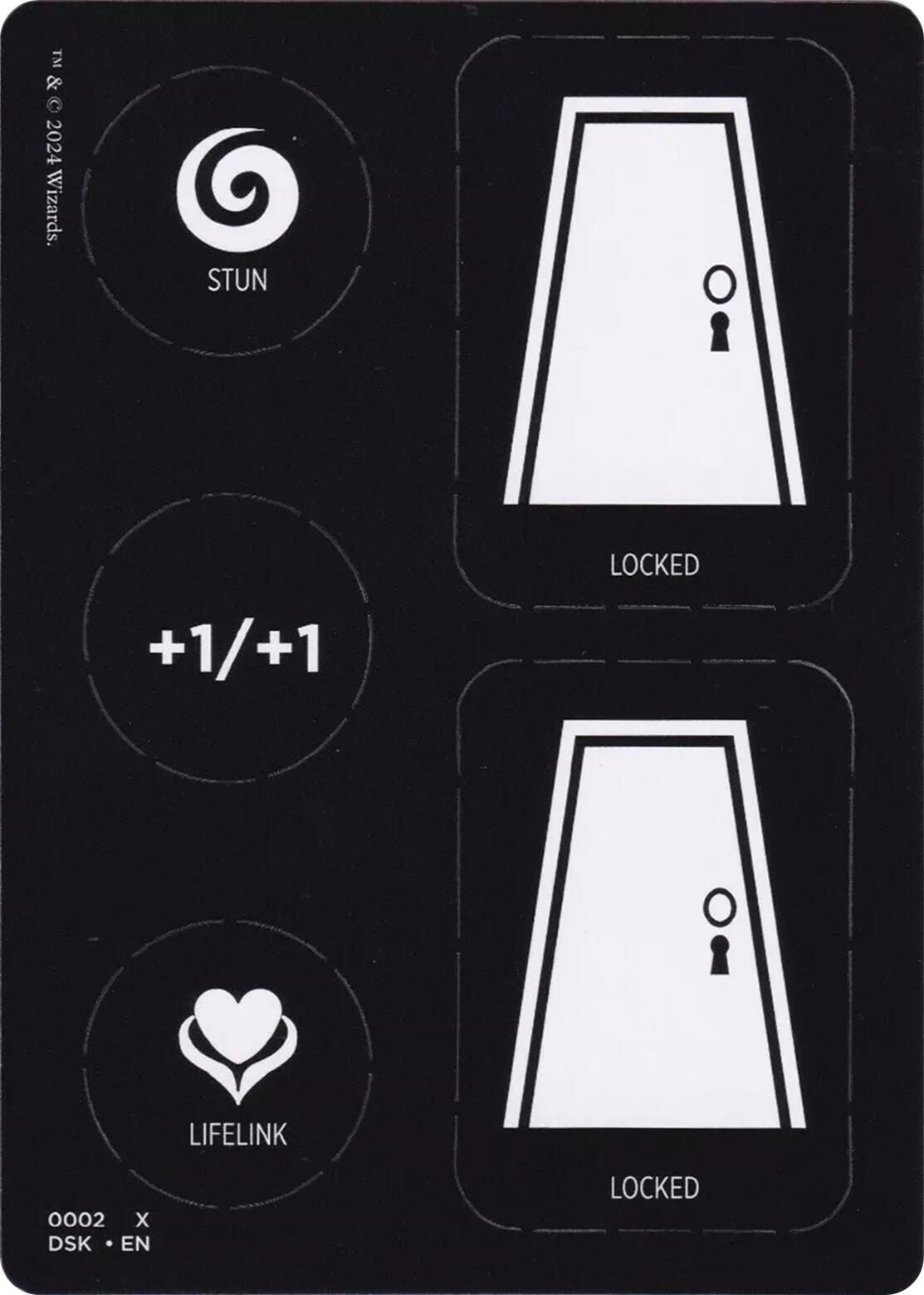 Punch Card Token (1 // 2) [Duskmourn: House of Horror Tokens] | Gear Gaming Fayetteville