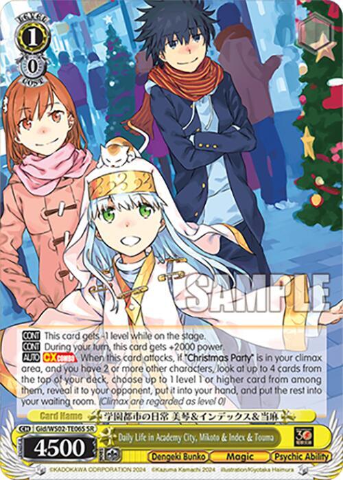 Daily Life in Academy City, Mikoto & Index & Touma (SR) - [Dengeki Bunko] | Gear Gaming Fayetteville