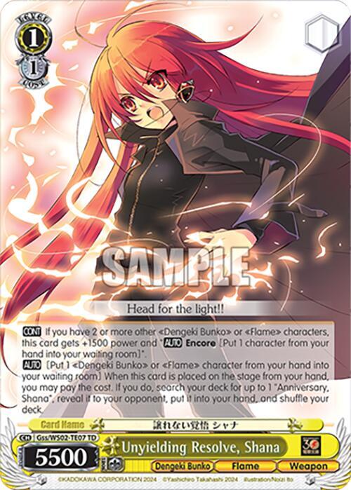 Unyielding Resolve, Shana - [Dengeki Bunko] | Gear Gaming Fayetteville
