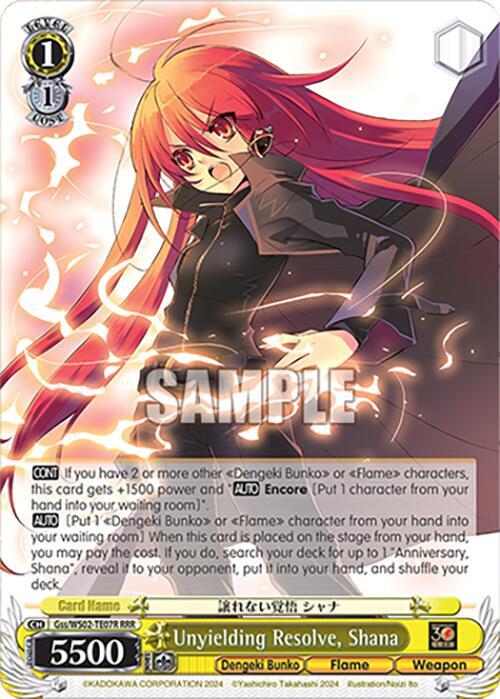 Unyielding Resolve, Shana (RRR) - [Dengeki Bunko] | Gear Gaming Fayetteville