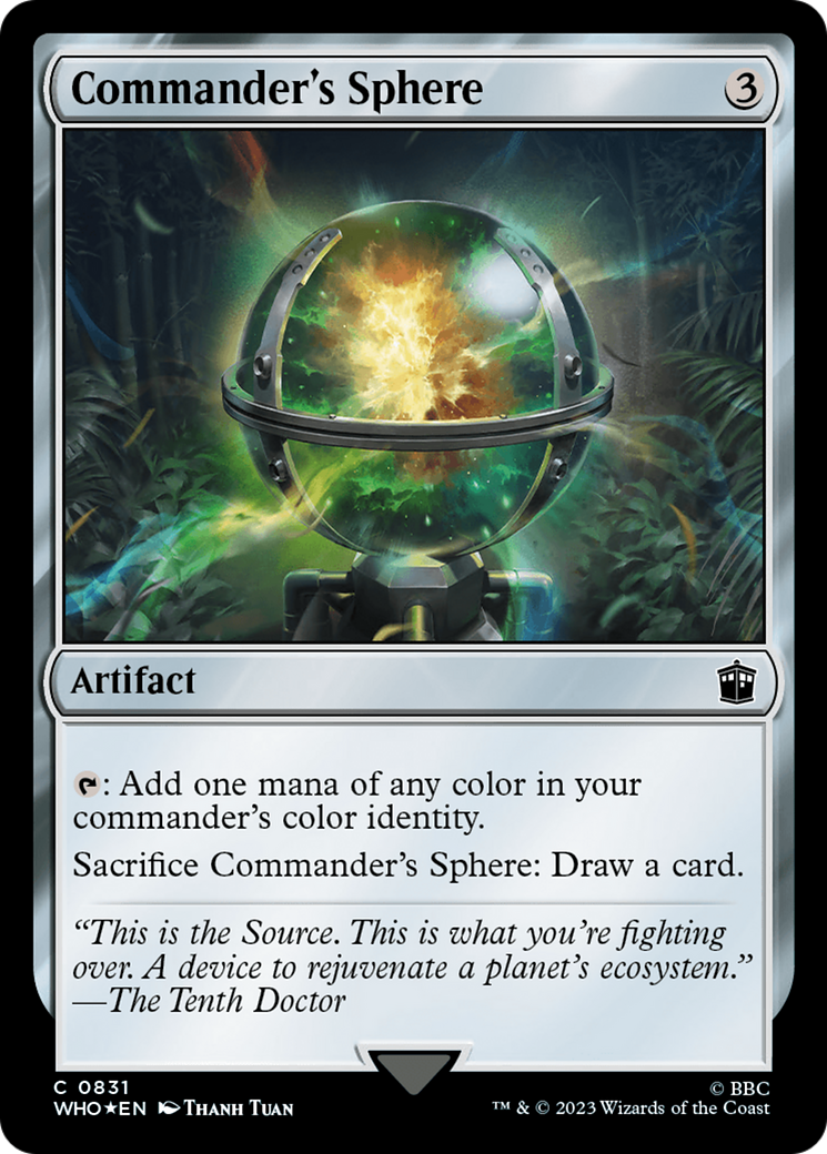 Commander's Sphere (Surge Foil) [Doctor Who] | Gear Gaming Fayetteville