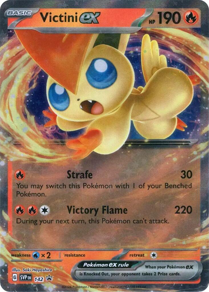 Victini ex (SVP142) [Scarlet & Violet: Black Star Promos] | Gear Gaming Fayetteville