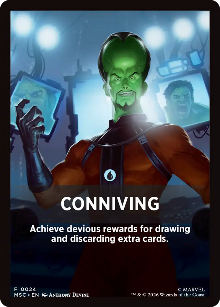 Conniving Theme Card [Marvel Super Heroes Commander] | Gear Gaming Fayetteville