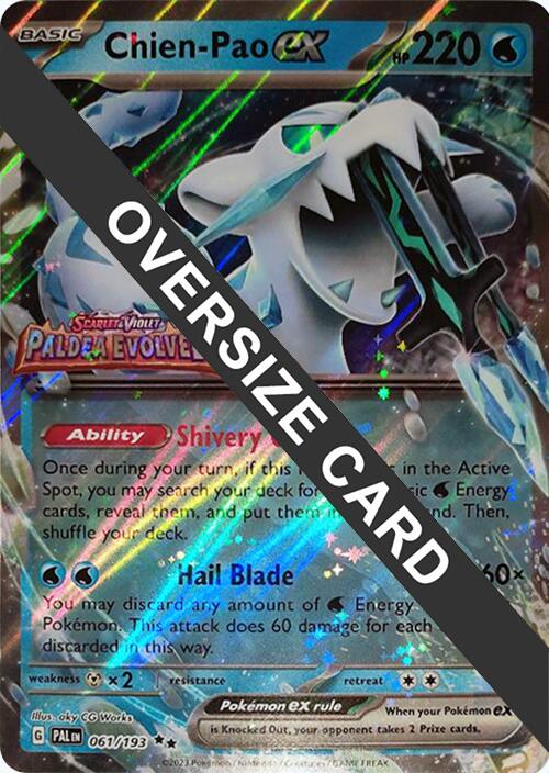 Chien-Pao ex (061/193) (Jumbo) [Scarlet & Violet: Paldea Evolved] | Gear Gaming Fayetteville