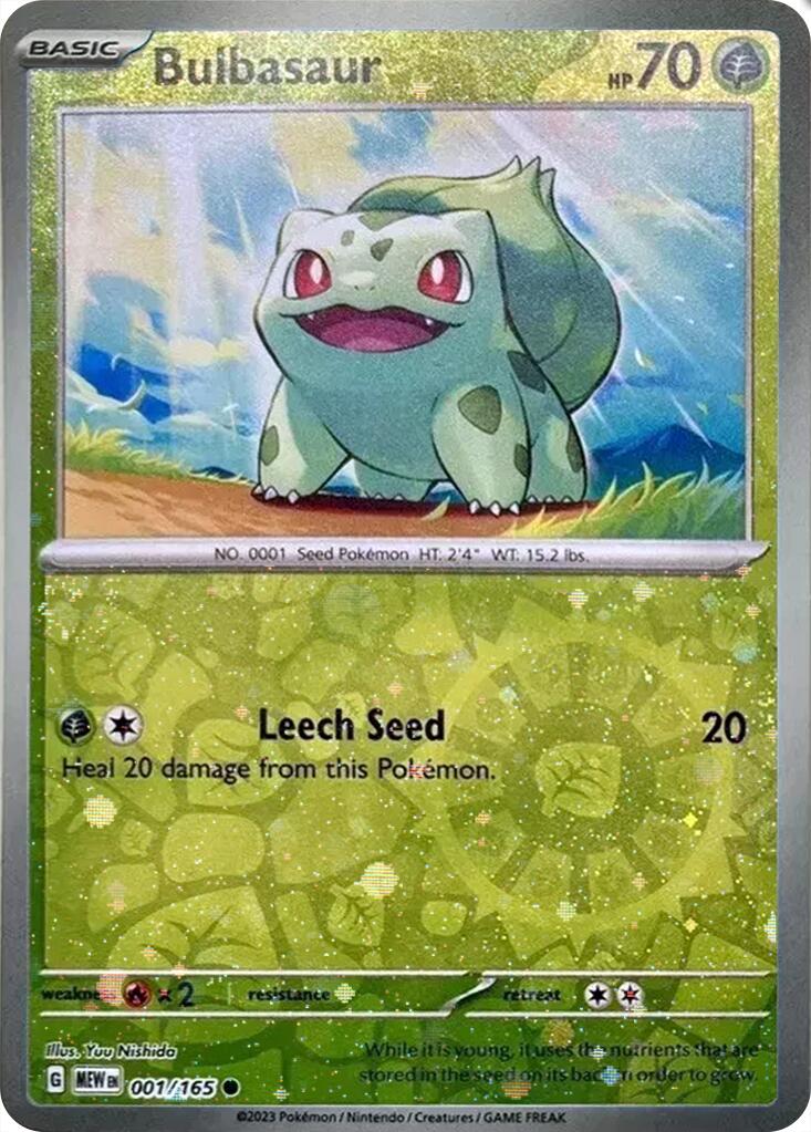 Bulbasaur (001/165) (Cosmos Holo) (Costco Exclusive) [Miscellaneous Cards] | Gear Gaming Fayetteville