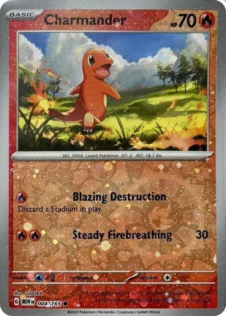 Charmander (004/165) (Cosmos Holo) (Costco Exclusive) [Miscellaneous Cards] | Gear Gaming Fayetteville