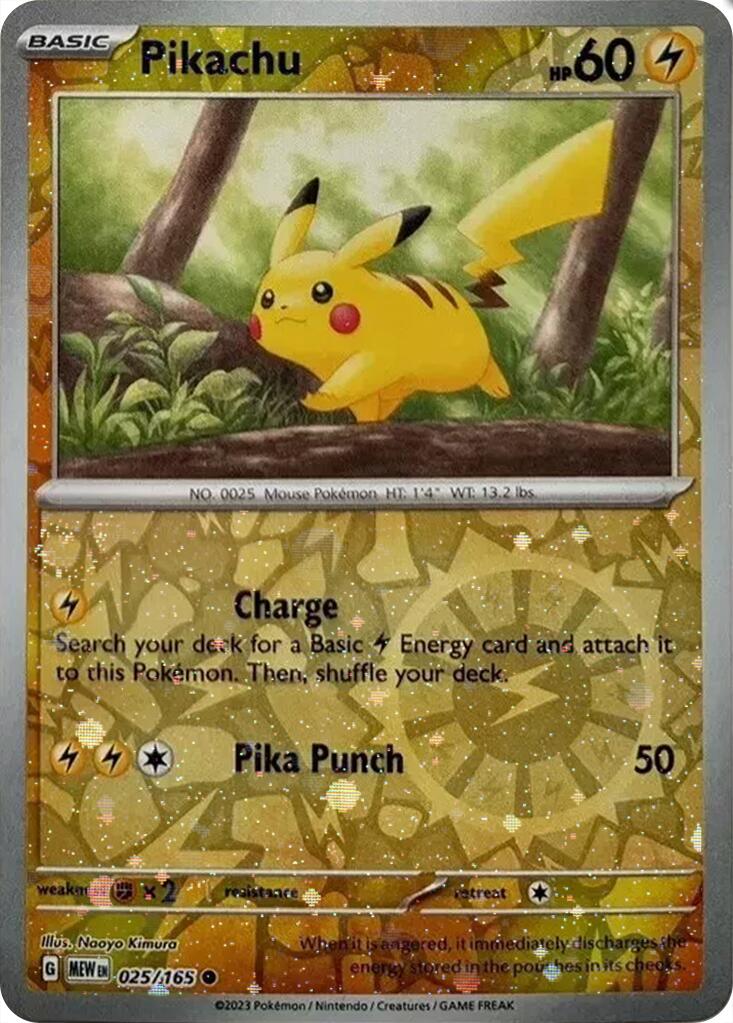 Pikachu (025/165) (Cosmos Holo) (Costco Exclusive) [Miscellaneous Cards] | Gear Gaming Fayetteville