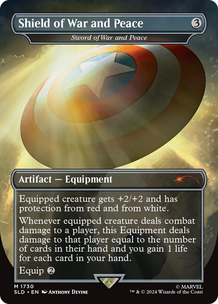 Shield of War and Peace - Sword of War and Peace (Rainbow Foil) [Secret Lair Drop Series] | Gear Gaming Fayetteville