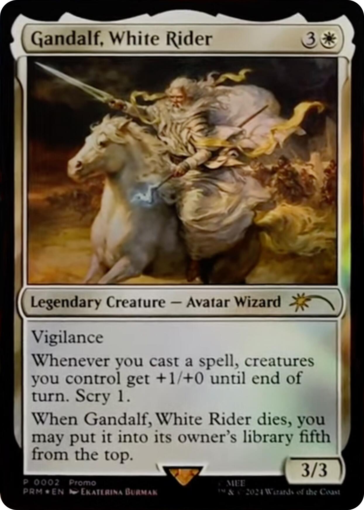 Gandalf, White Rider [Resale Promos] | Gear Gaming Fayetteville