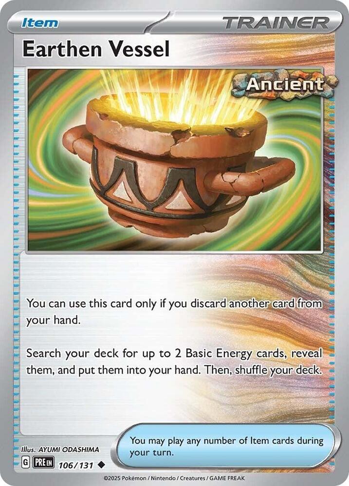 Earthen Vessel (106/131) [Scarlet & Violet: Prismatic Evolutions] | Gear Gaming Fayetteville