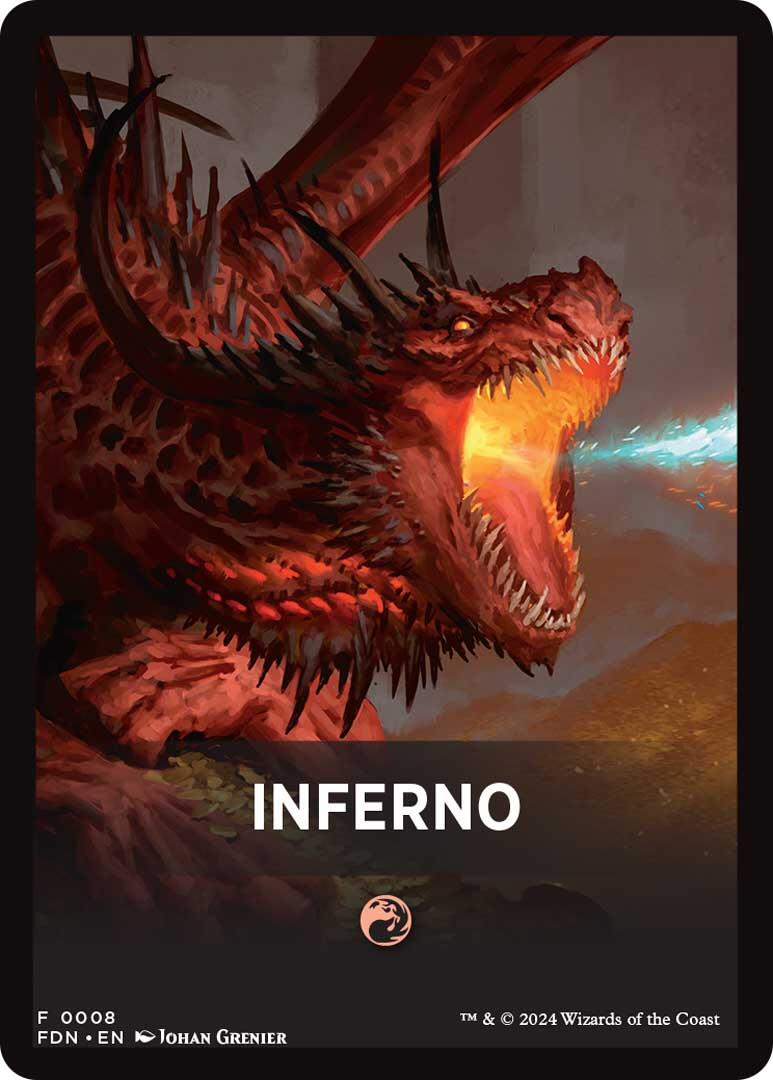 Inferno Theme Card [Foundations Tokens] | Gear Gaming Fayetteville