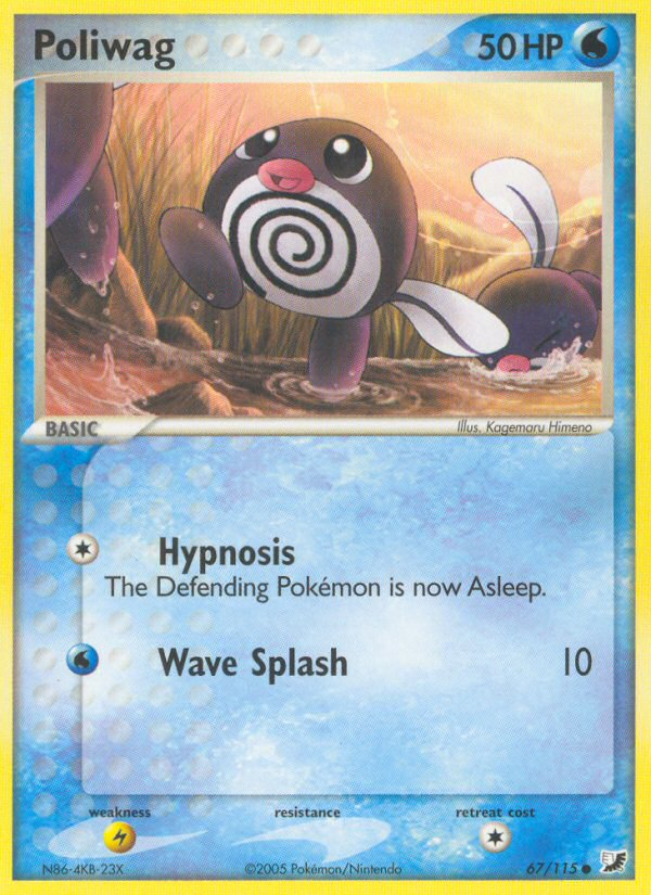 Poliwag (67/115) [EX: Unseen Forces] | Gear Gaming Fayetteville