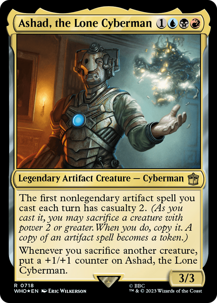 Ashad, the Lone Cyberman (Surge Foil) [Doctor Who] | Gear Gaming Fayetteville