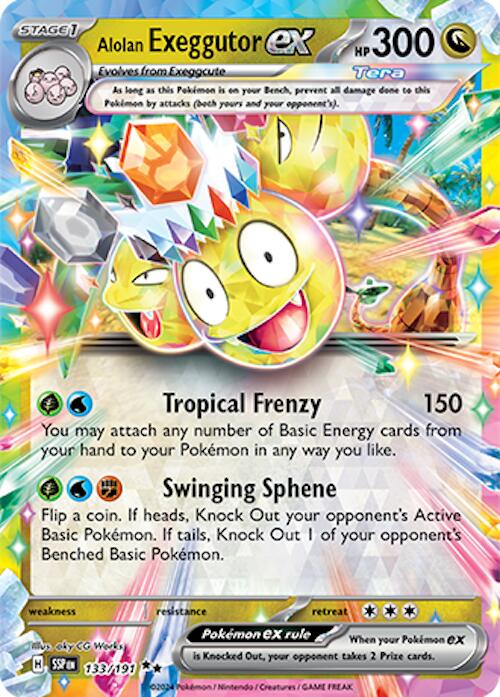 Alolan Exeggutor ex (133/191) [Scarlet & Violet: Surging Sparks] | Gear Gaming Fayetteville