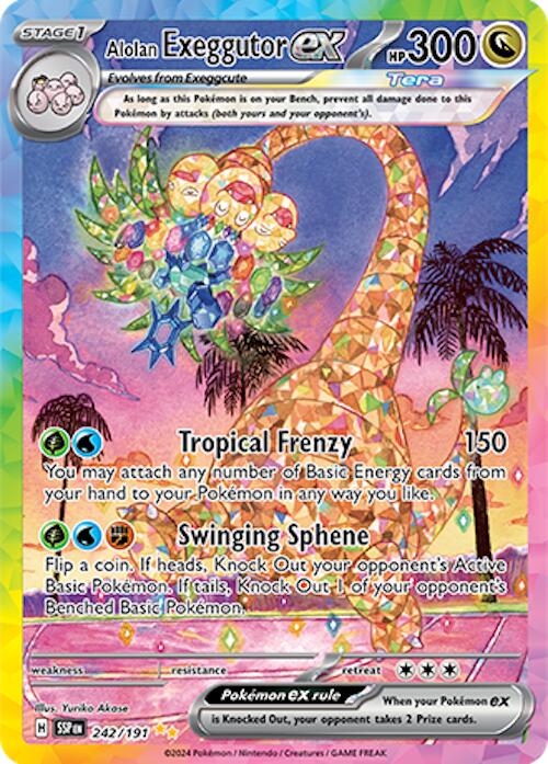 Alolan Exeggutor ex (242/191) [Scarlet & Violet: Surging Sparks] | Gear Gaming Fayetteville