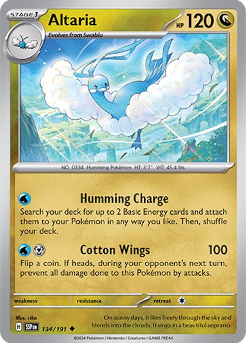 Altaria (134/191) [Scarlet & Violet: Surging Sparks] | Gear Gaming Fayetteville