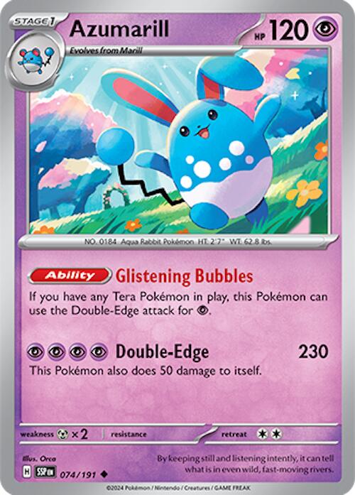 Azumarill (074/191) [Scarlet & Violet: Surging Sparks] | Gear Gaming Fayetteville