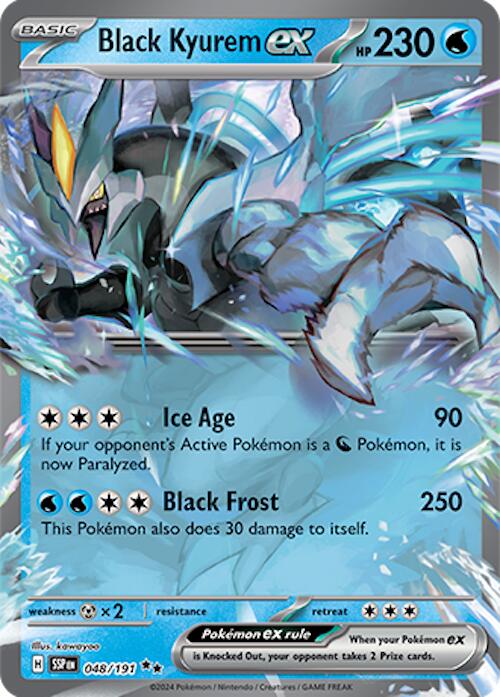 Black Kyurem ex (048/191) [Scarlet & Violet: Surging Sparks] | Gear Gaming Fayetteville