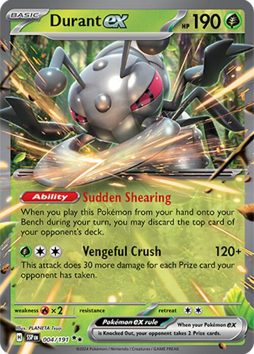 Durant ex (004/191) [Scarlet & Violet: Surging Sparks] | Gear Gaming Fayetteville