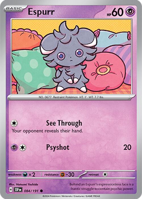 Espurr (084/191) [Scarlet & Violet: Surging Sparks] | Gear Gaming Fayetteville