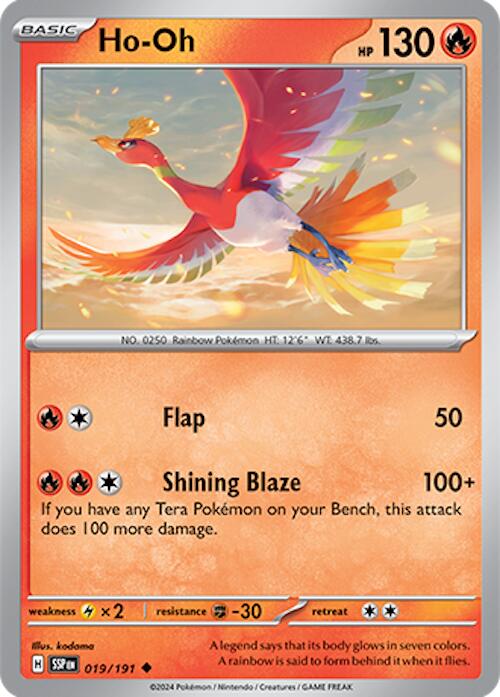 Ho-Oh (019/191) [Scarlet & Violet: Surging Sparks] | Gear Gaming Fayetteville