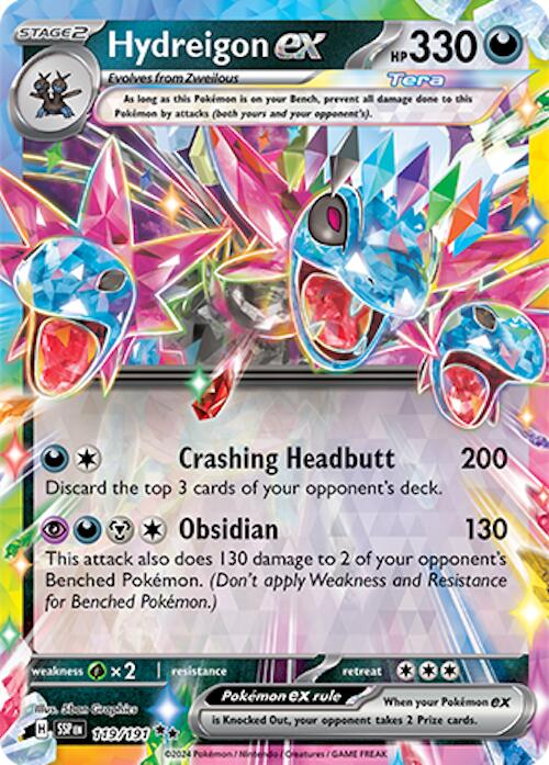 Hydreigon ex (119/191) [Scarlet & Violet: Surging Sparks] | Gear Gaming Fayetteville