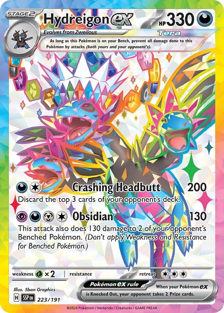 Hydreigon ex (223/191) [Scarlet & Violet: Surging Sparks] | Gear Gaming Fayetteville