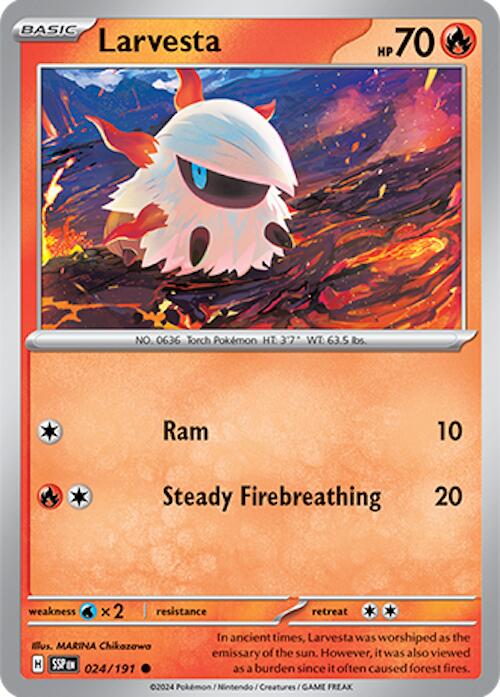 Larvesta (024/191) [Scarlet & Violet: Surging Sparks] | Gear Gaming Fayetteville