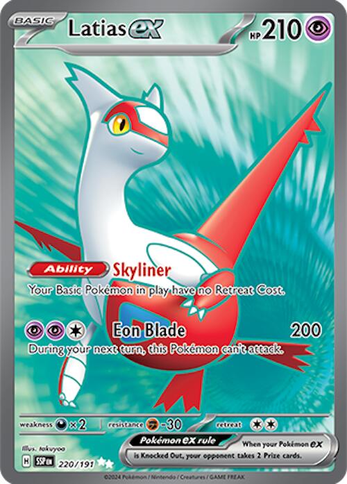 Latias ex (220/191) [Scarlet & Violet: Surging Sparks] | Gear Gaming Fayetteville