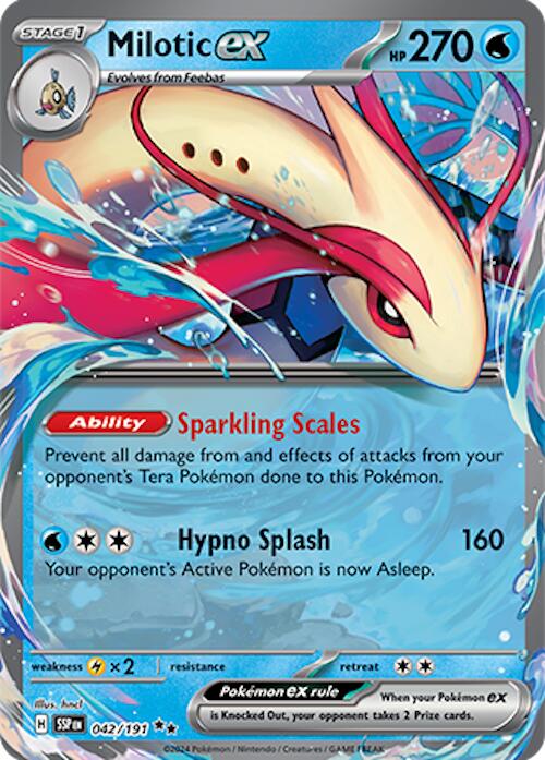 Milotic ex (042/191) [Scarlet & Violet: Surging Sparks] | Gear Gaming Fayetteville