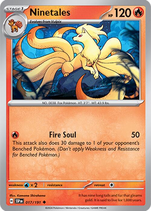 Ninetales (017/191) [Scarlet & Violet: Surging Sparks] | Gear Gaming Fayetteville