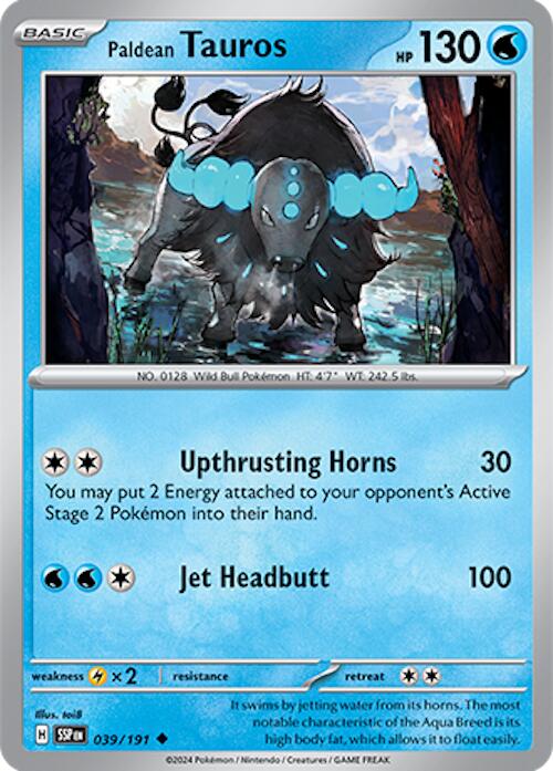 Paldean Tauros (039/191) [Scarlet & Violet: Surging Sparks] | Gear Gaming Fayetteville