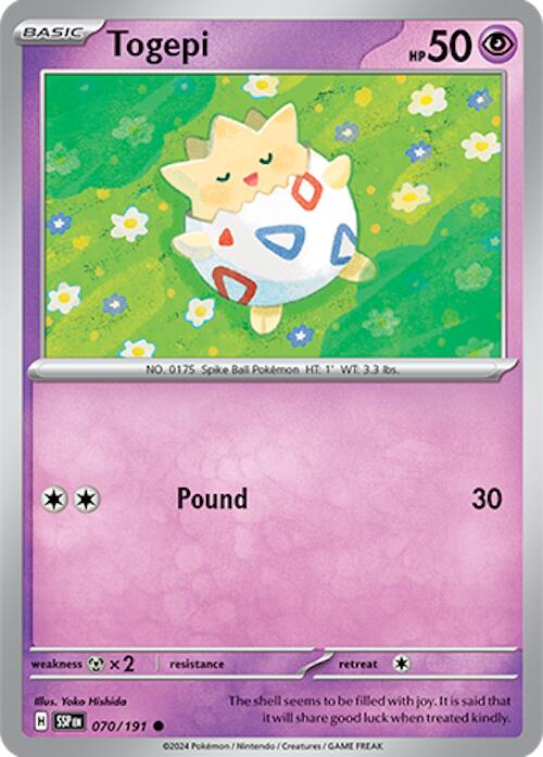 Togepi (070/191) [Scarlet & Violet: Surging Sparks] | Gear Gaming Fayetteville