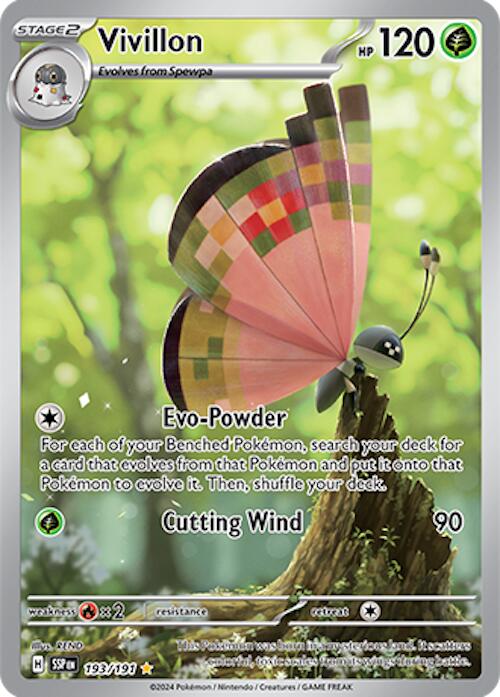 Vivillon (193/191) [Scarlet & Violet: Surging Sparks] | Gear Gaming Fayetteville