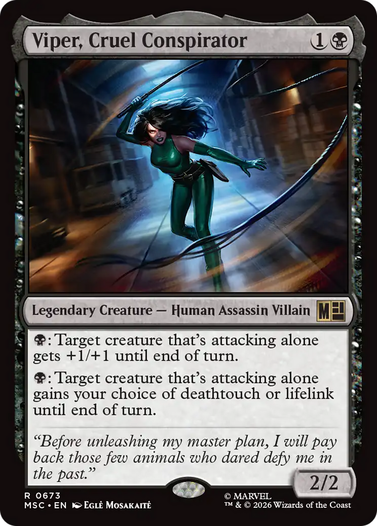 Viper, Cruel Conspirator [Marvel Super Heroes Commander] | Gear Gaming Fayetteville
