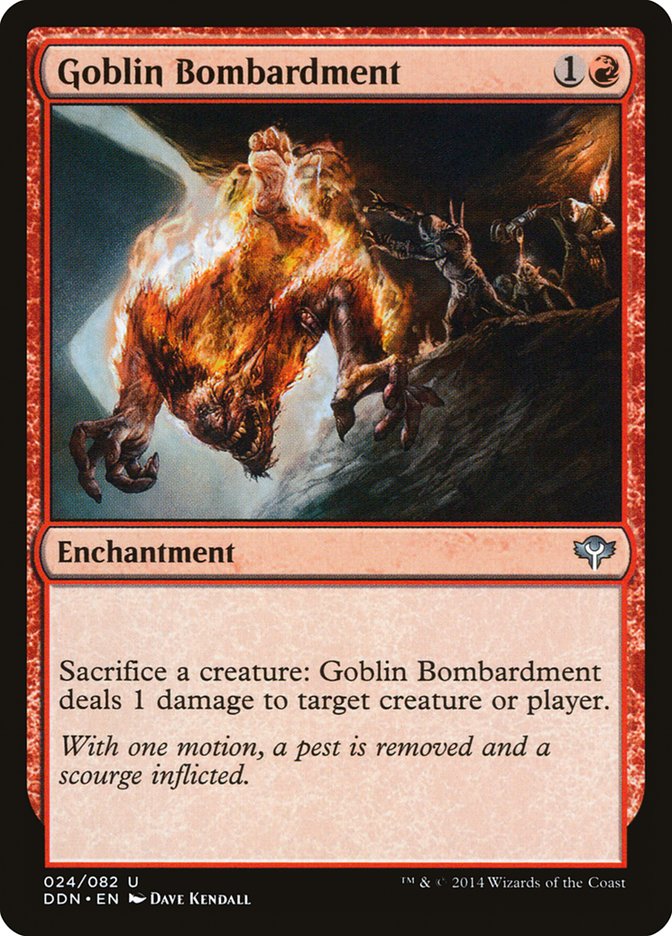 Goblin Bombardment [Duel Decks: Speed vs. Cunning] | Gear Gaming Fayetteville