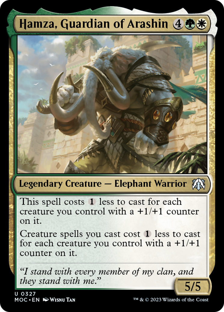 Hamza, Guardian of Arashin [March of the Machine Commander] | Gear Gaming Fayetteville